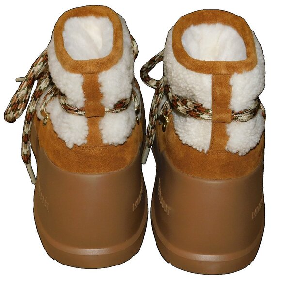 Moon Boot Luna Suede Shearling Boots - Picture 5 of 12